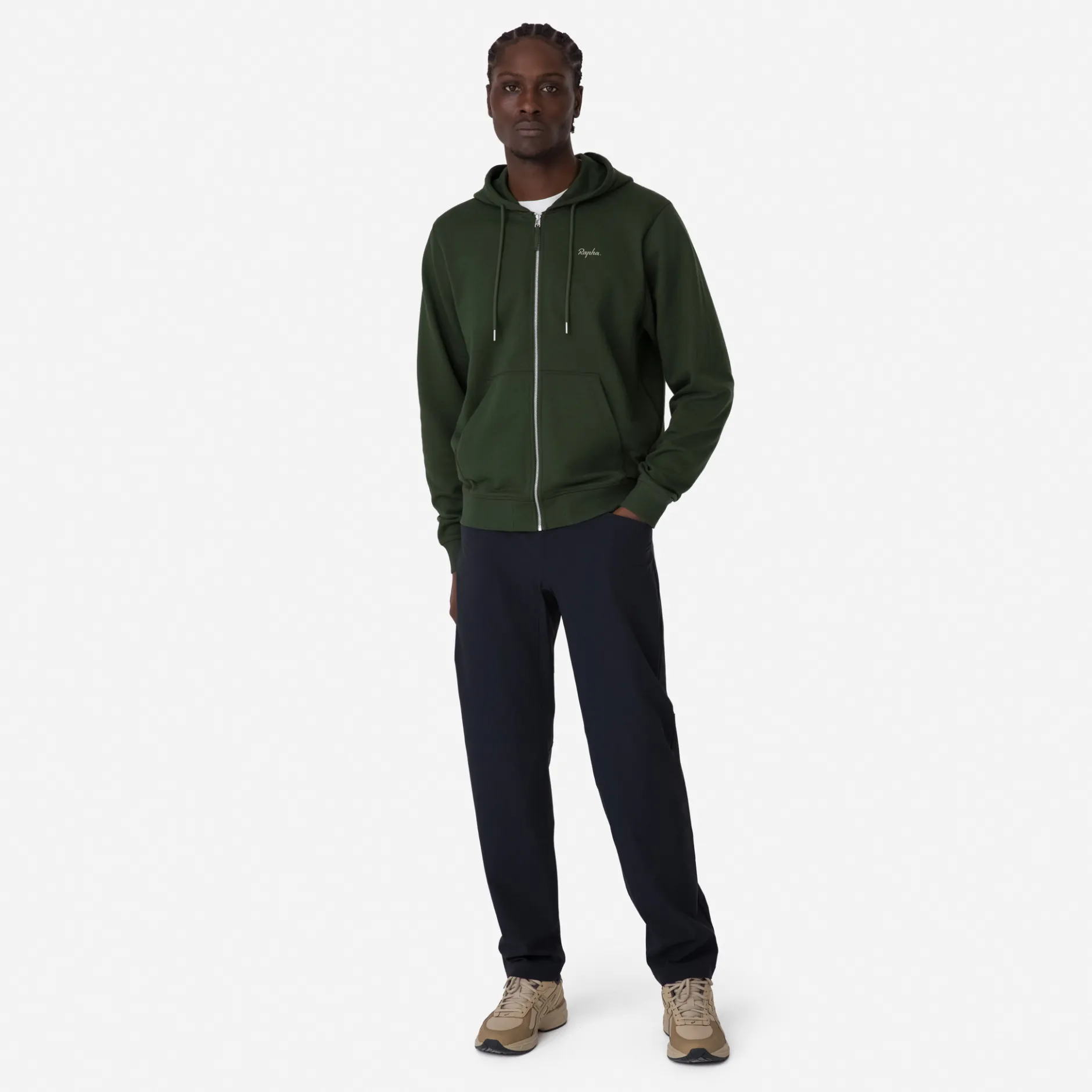 Men's Cotton Zip Hoodie>Rapha Sale