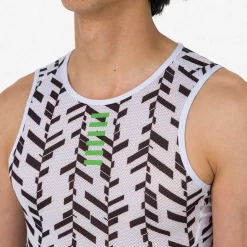 Men's Pro Team Sleeveless Base Layer - Data Print><noscript><img width=
