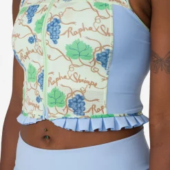 + Shrimps Cropped Zip Tank><noscript><img width=