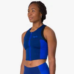 Women's Cropped Zip Tank><noscript><img width=