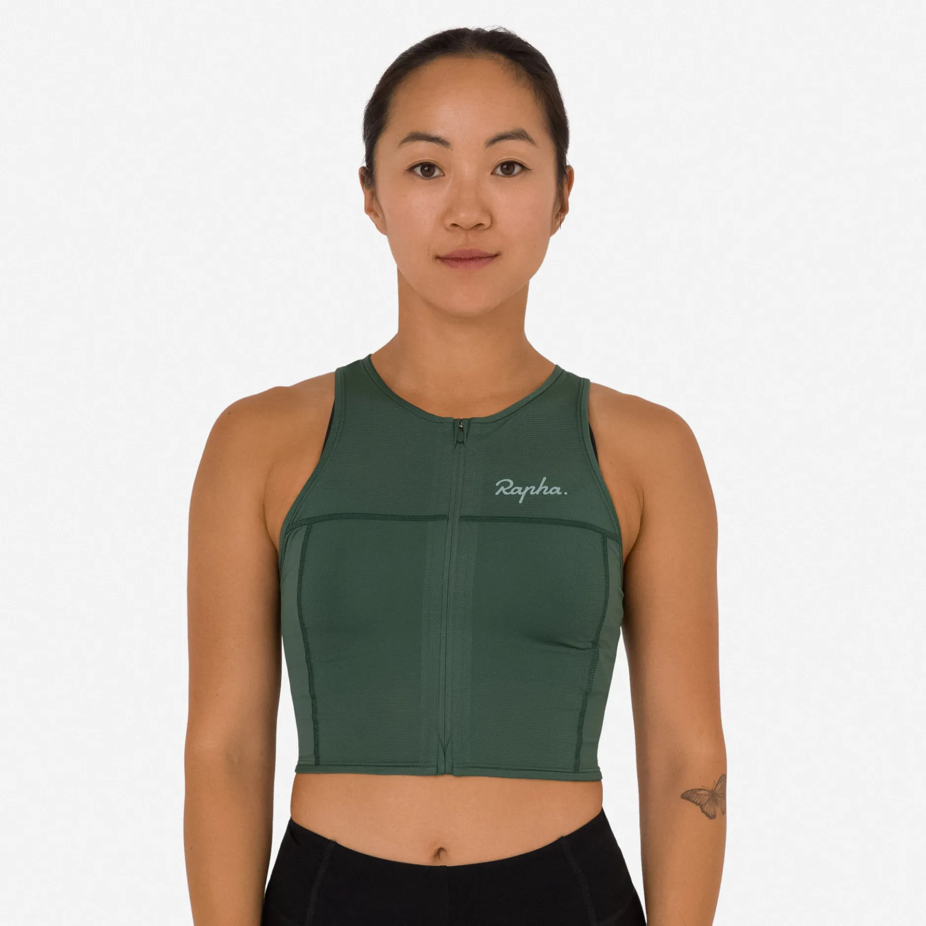 Women's Cropped Zip Tank>Rapha Fashion