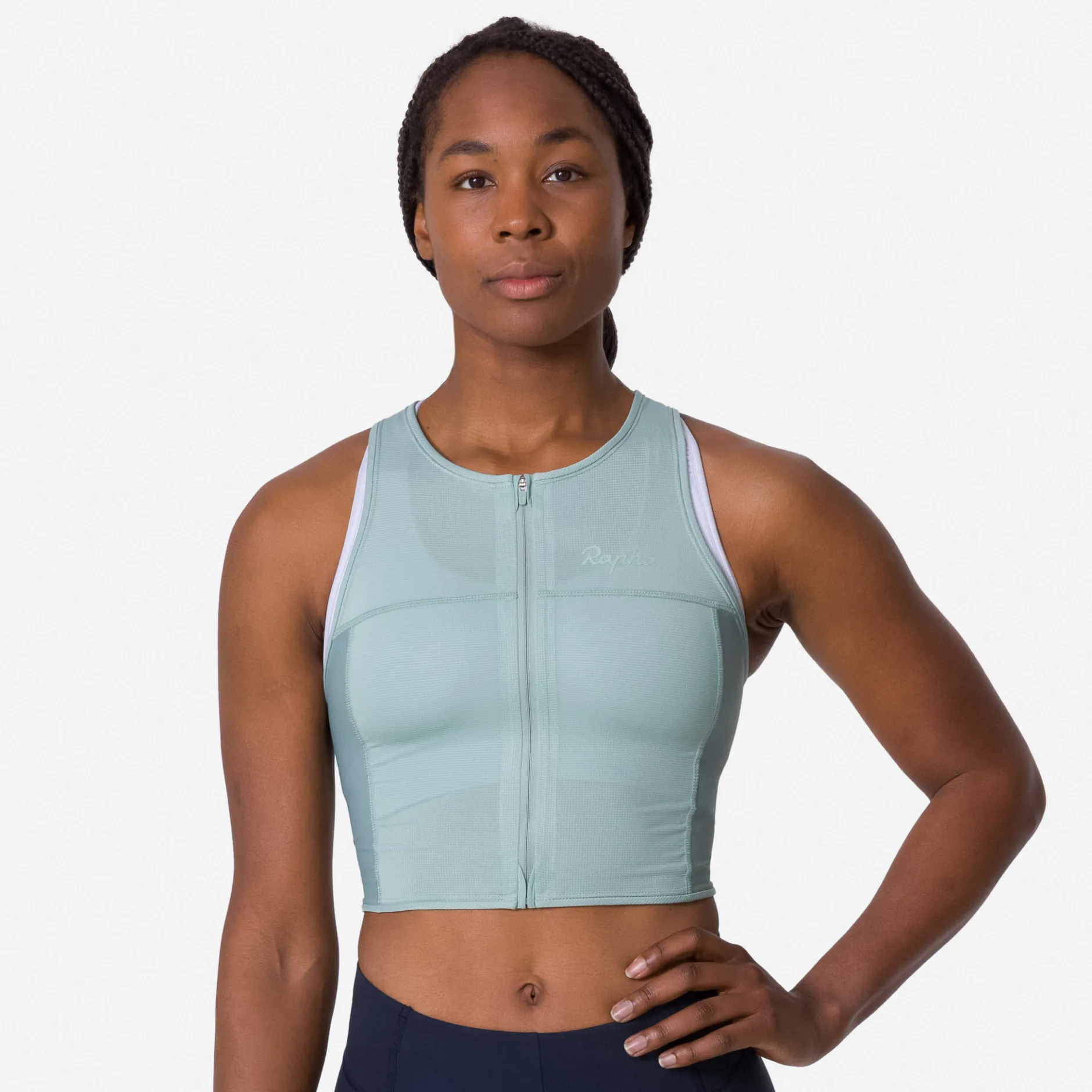 Women's Cropped Zip Tank>Rapha Fashion