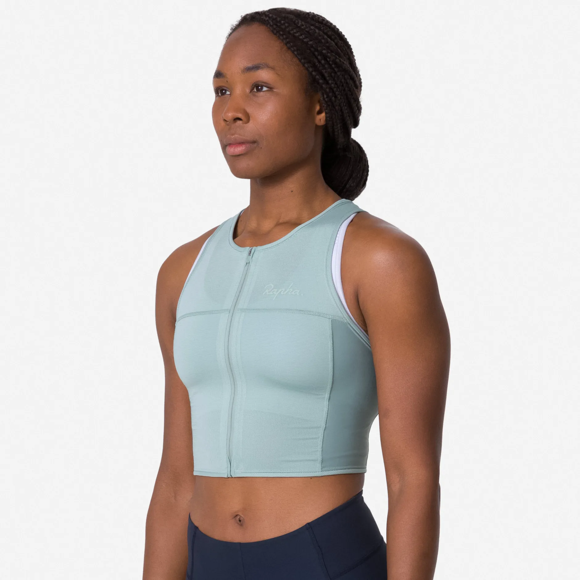 Women's Cropped Zip Tank>Rapha Fashion