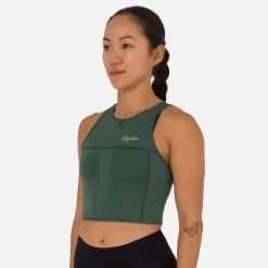 Women's Cropped Zip Tank><noscript><img width=